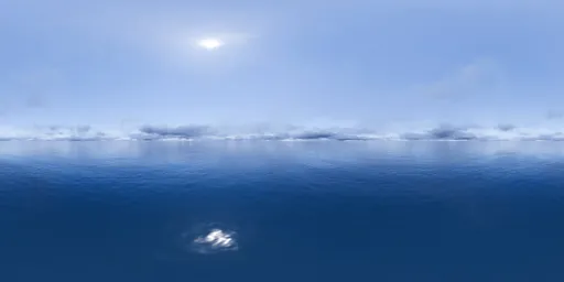 Blue Water Cloud Layer