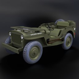 U.S. WWII 1944 Ford GPW Jeep