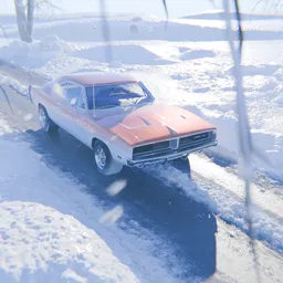 Dodge Carger 69 in Winter Environment