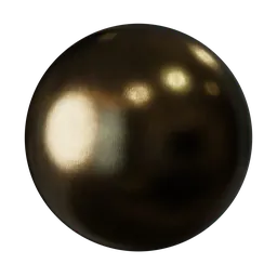 High-quality PBR gold material with subtle hairline texture for Blender 3D rendering.