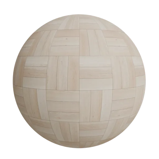 Basketweave floor paneling