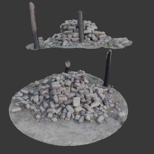 Scanned Brick Pile
