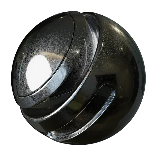 High-quality PBR metal texture for 3D rendering in Blender and other software, customizable color, seamless finish.
