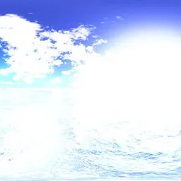 Calm Horizon Sky & Ocean Reflection