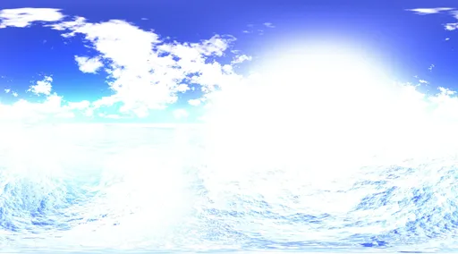 Calm Horizon Sky & Ocean Reflection
