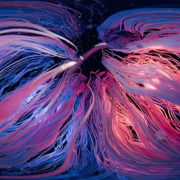 Abstract Strands 360 Motion Graphics Animation