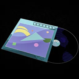 Stylized Retro Vinyl Record