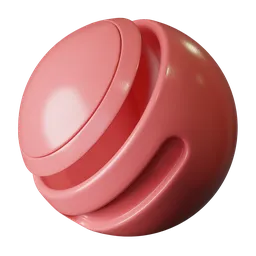 Light Red Lacquered Surface