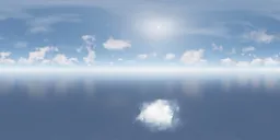 Clear Blue Ocean Sky HDRI