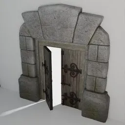 Medieval Double Door