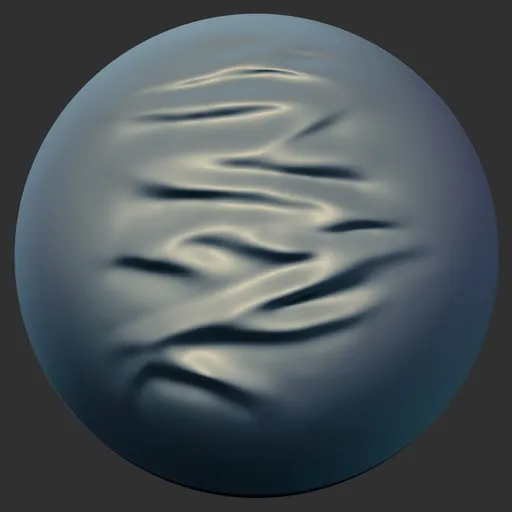 ER_Fabric Brush Soft Layered Fold
