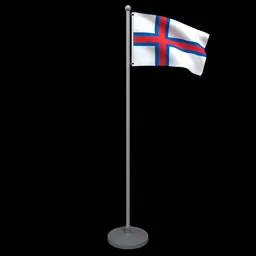 Animated Flag of Faroe Islands