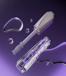 Gel mascara with liquid splashes