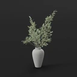 Olive Branch Vase