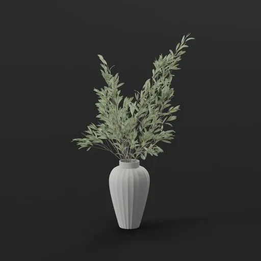 Olive Branch Vase