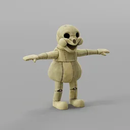 Bee Foam Costume IK rigged