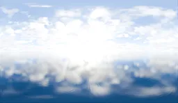 Bright Sky Over Water