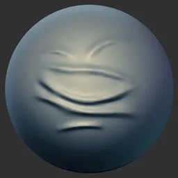 ER_Fabric Brush Rippled Folds