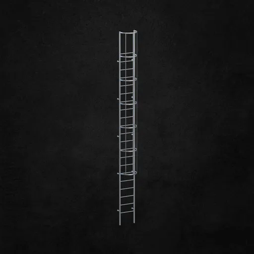 Exterior ladder