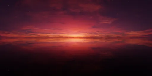 Dramatic Red Cloudy Sky Sunset