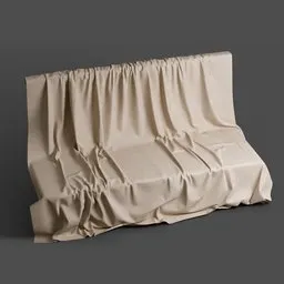 Cloth Background Stage with folds