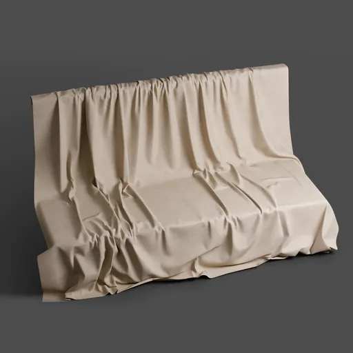 Cloth Background Stage with folds