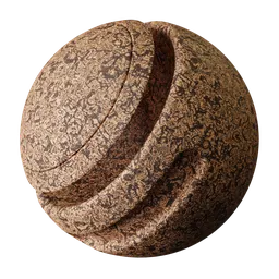 High-quality procedural cork texture for Blender 3D material library, suitable for realistic architectural and product visualization.