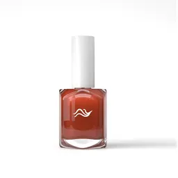 3D rendered nail polish bottle with glossy finish, vibrant color, and elegant design, ideal for mockups and creative projects.