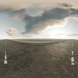 Sunset highway bridge