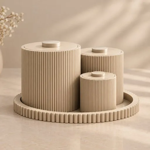 Minimalist Vanity Organizer Set