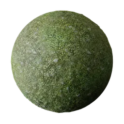 Highly customizable 4K PBR grass material with plants and rocks for Blender 3D, ideal for natural scenery.