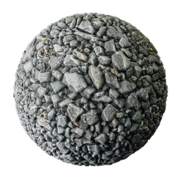 Stone ground with pebbles