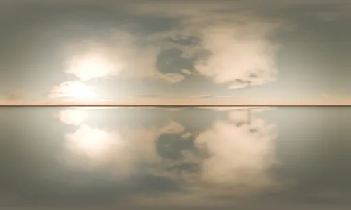 Soft Sunrise Sky Reflection