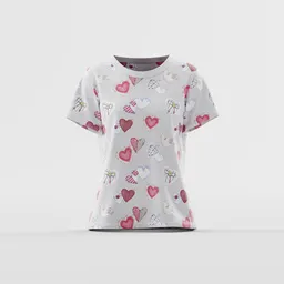 Quilt Patchwork Heart T-Shirt