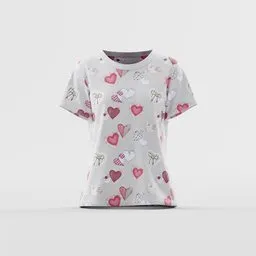 Quilt Patchwork Heart T-Shirt