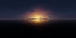 Golden Twilight Sky Night