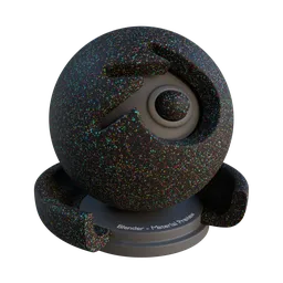 Procedural Terrazzo Rubber Gym Floor