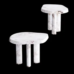 Stahl+Band Table White