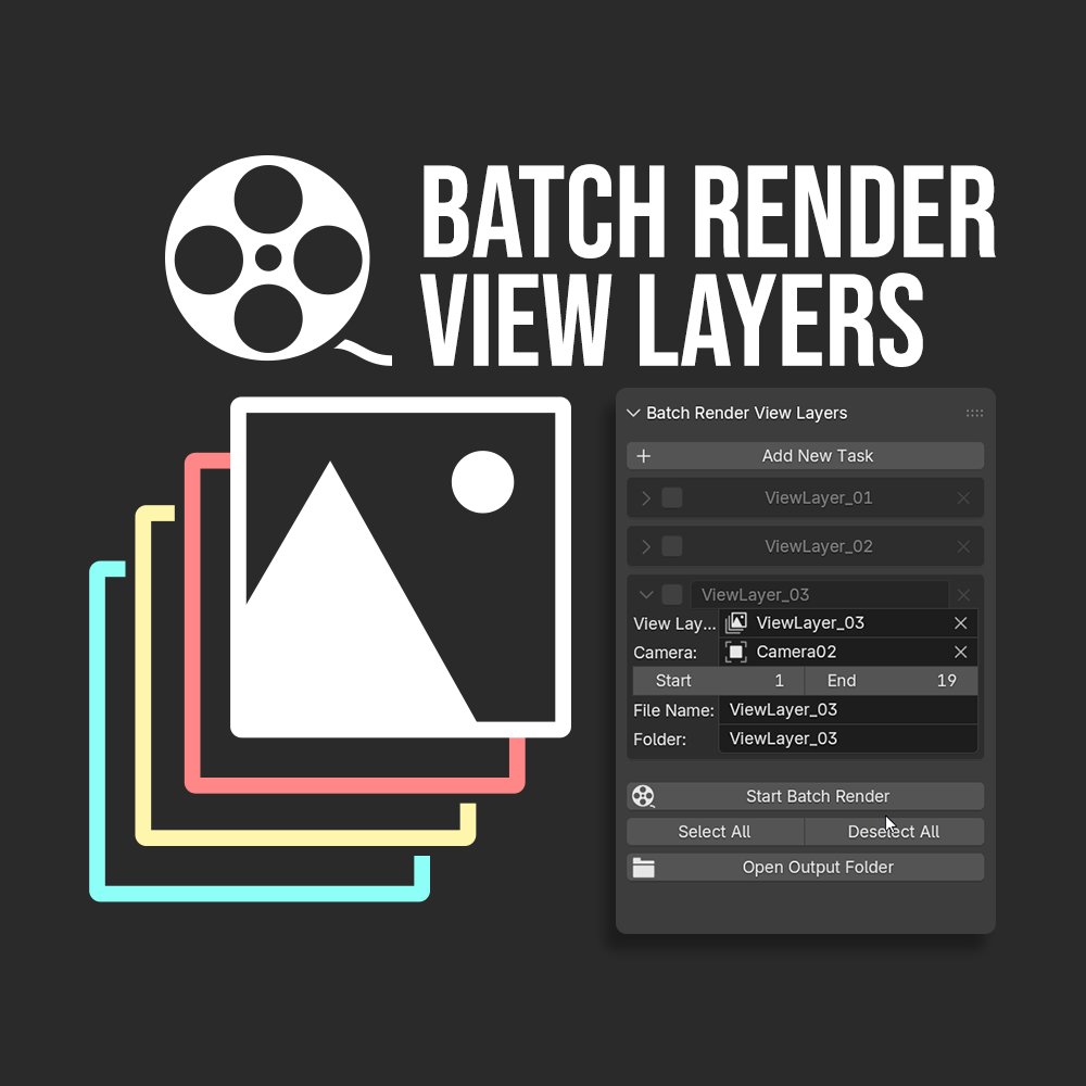 Batch Render View Layers | FREE Render add-ons | Blendkit