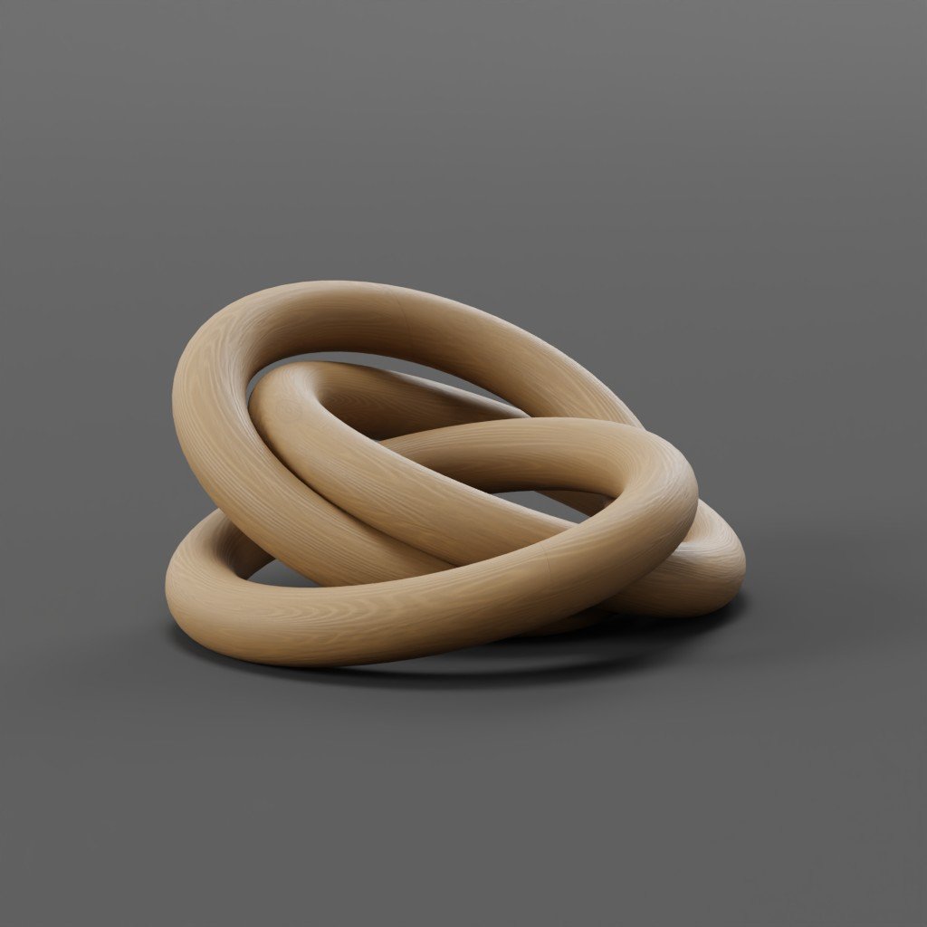 BlenderKit | Download the FREE Wood Napkin Ring model