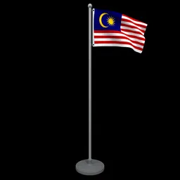 Animated Flag of Malaysia