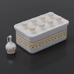 Coffee serving set