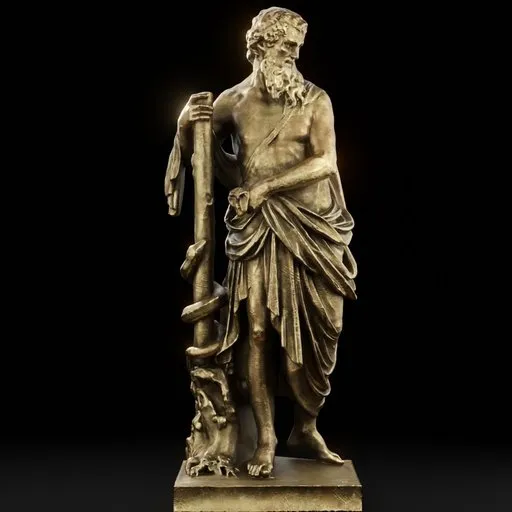 statue of Brass Asbsepius