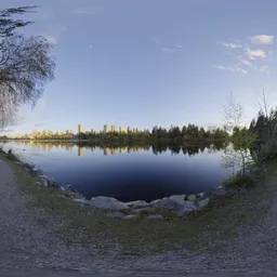 Lake in City Park Sunset 20k