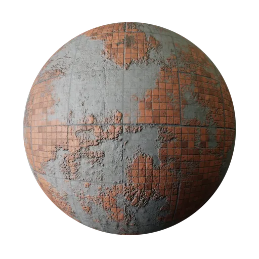 Weathered Terracotta tiles
