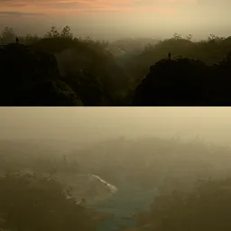 Misty Valley at Daw