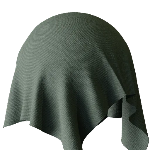 Green Textured Fabric