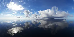 Sunny Dramatic Clouds Ocean