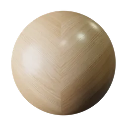 Angled light oak wood texture PBR material for realistic 3D modeling in Blender, suitable for various applications.