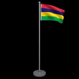 Animated Flag of Mauritius